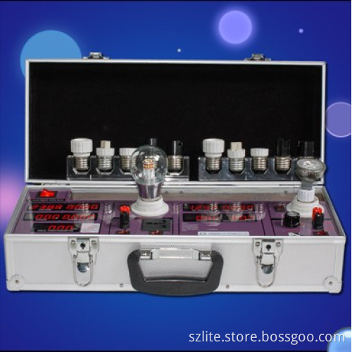 Helpful DC Double Power Meter---LED CFL Lamp Mini Tester Demo Case (LT-DC862)